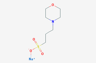3-(N-吗啡啉)丙磺酸钠溶液 c(C7H16NNaO4S)=3.423 g/L