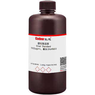 银标准溶液 1000μg/mL，基体:5%HNO3