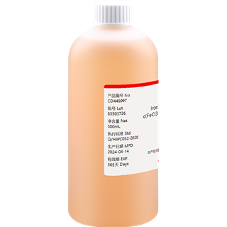 铁离子标准溶液 c(FeCl3·6H2O)=2.41g/L（含5%盐酸溶液）