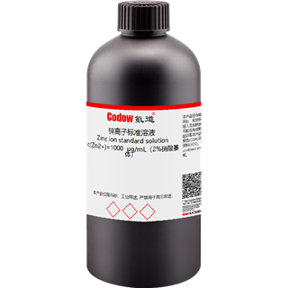 锌离子标准溶液 c(Zn)=1000 μg/mL（2%硝酸基体）