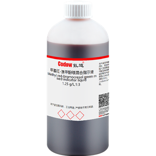 Methyl red-bromocresol green mixed indicator liquid 1.25 g/L,1:3
