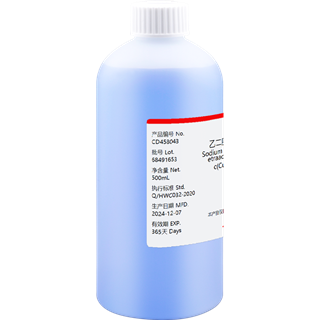 Sodium copper ethylenediaminetetraacetate standard solution c(Cu-EDTA)=0.025 mol/L
