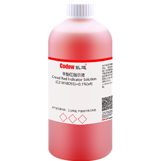 Cresol Red Indicator Solution (C21H18O5S)=0.1%(wt)
