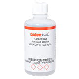 乙酸标准溶液 c(CH3COOH)=1000 ug/mL