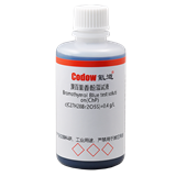 溴百里香酚蓝试液 c(C27H28Br2O5S)=0.4 g/L